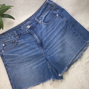American Eagle Tom Girl Midi Jean Shorts